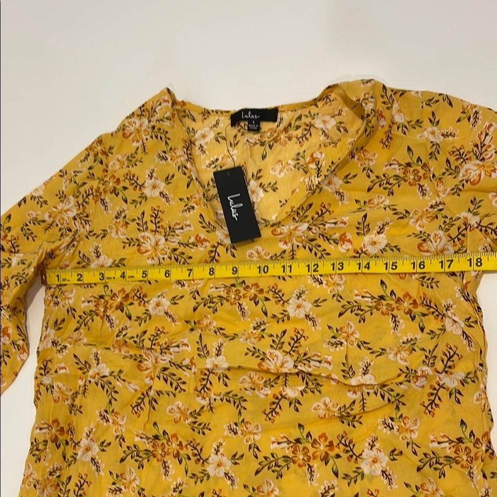 Lulus Fond Memories Yellow Floral Print Long Sleeve Maxi Dress - Picture 7 of 10
